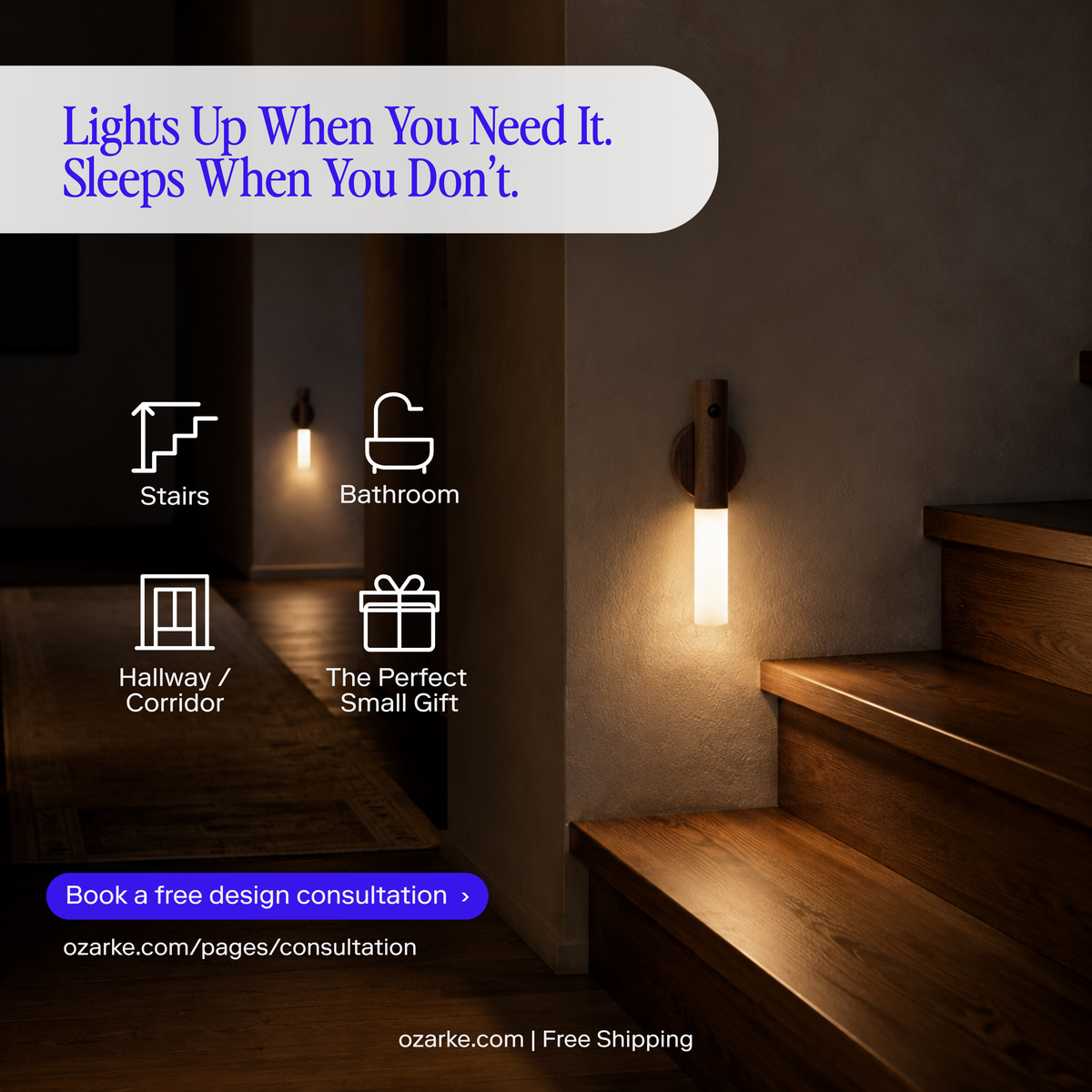 Motion Sensor Battery Light