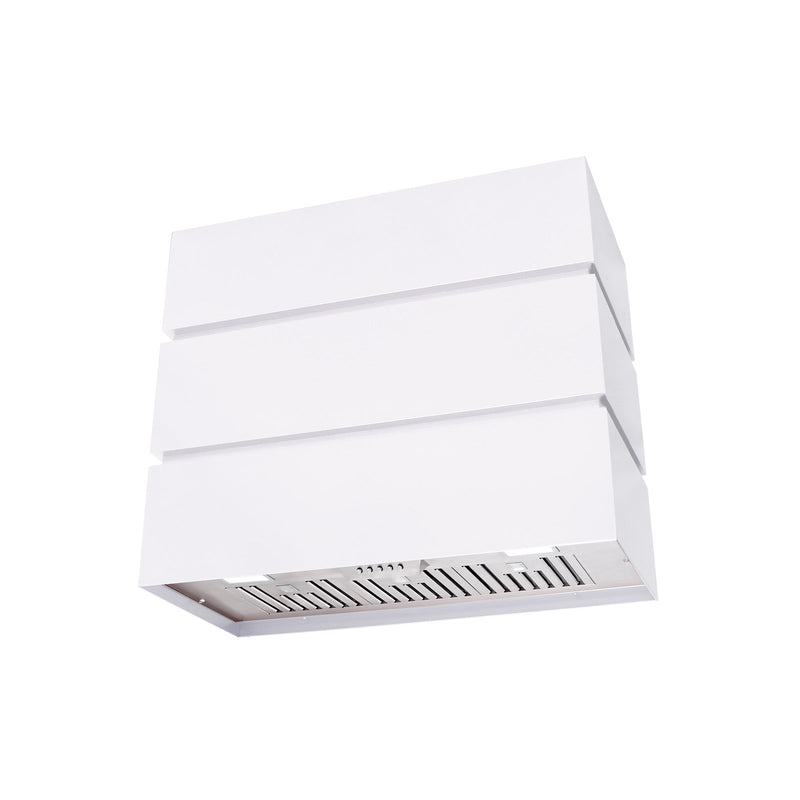 Akicon 36" Stainless Steel Wall Mount Range Hood, 3 Stacks Kitchen Hood with 600 CFM Vent Motor- AK-HS36L