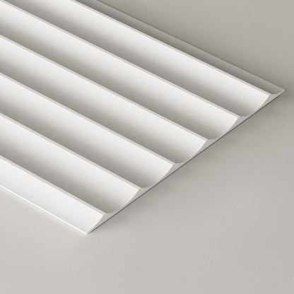 Paintable Wide Fluted Wall Panels