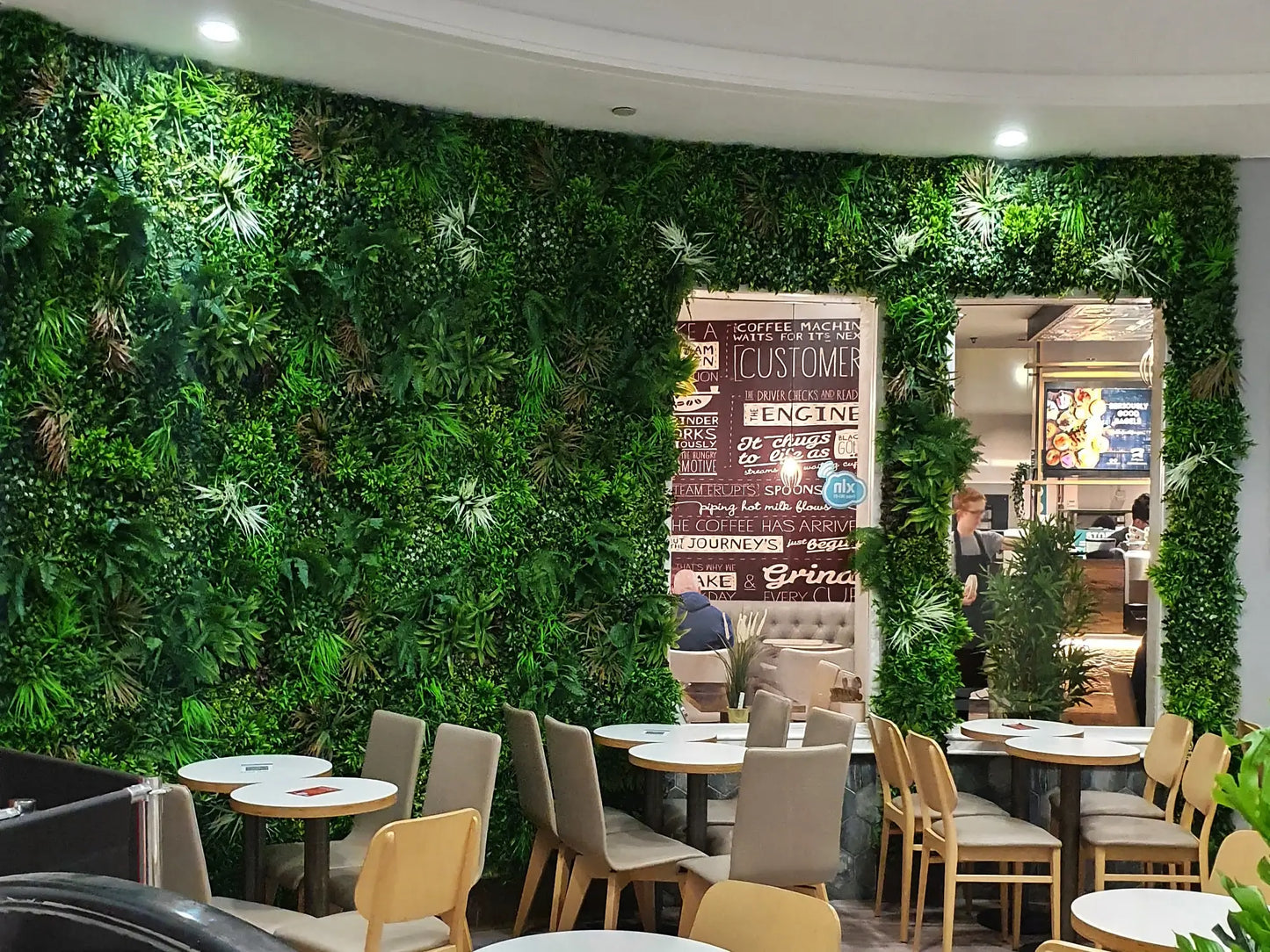 Sample Panel – Wild Tropics Vertical Garden (Small Sample)