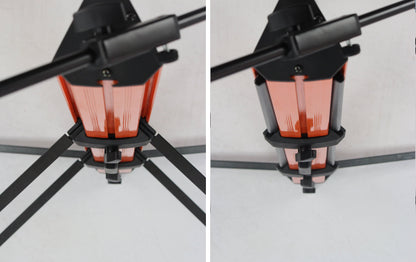 FAT TOAD 2-Tier Column Keyboard Stand with Mic Boom Arm Adapter (SlidingDJ Series) – Double Electronic Piano Tower Mount Platform – Holder for Digital Turntable, Audio Gear, Studio Synthesizer