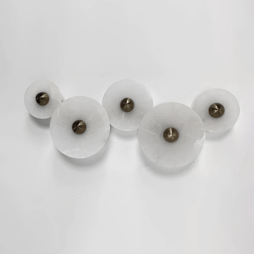 Median Alabaster Wall Sconce