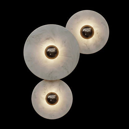 Median Alabaster Wall Sconce
