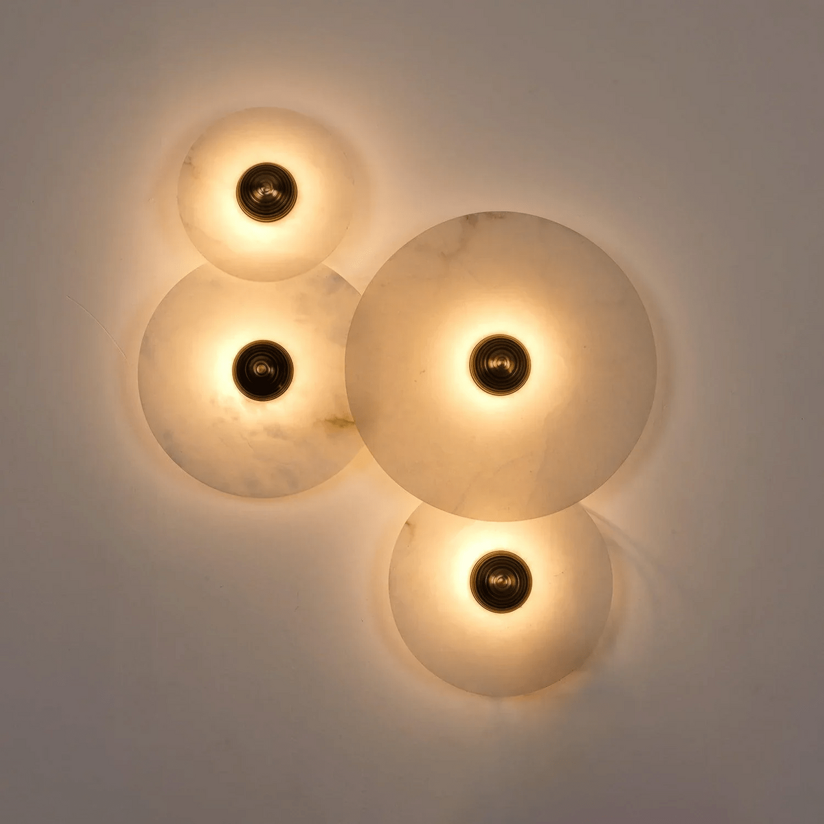 Median Alabaster Wall Sconce