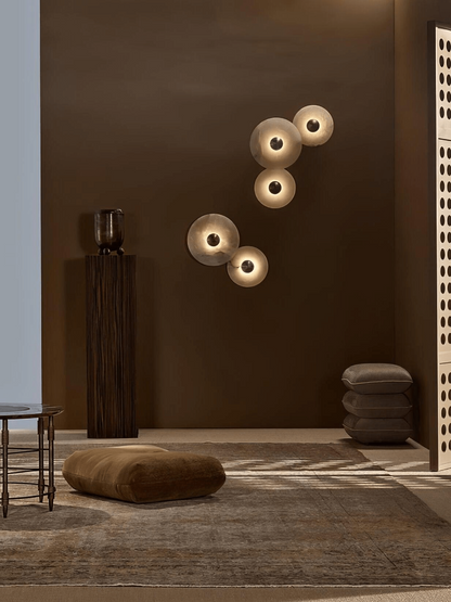 Median Alabaster Wall Sconce