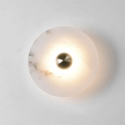 Median Alabaster Wall Sconce