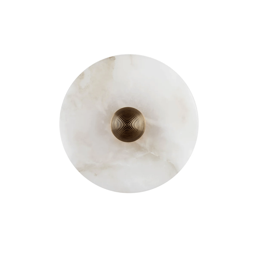 Median Alabaster Wall Sconce