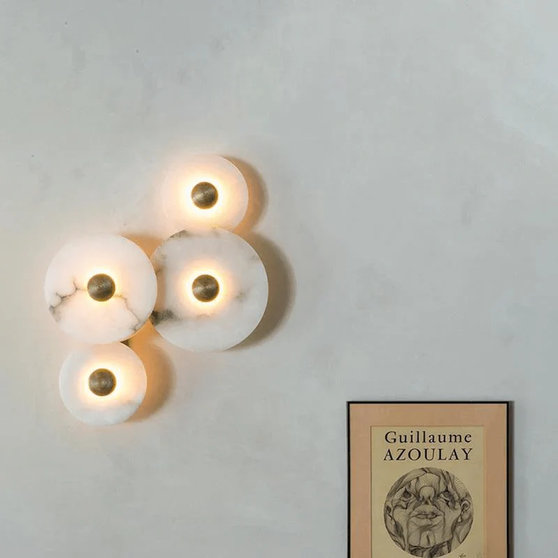 Median Alabaster Wall Sconce