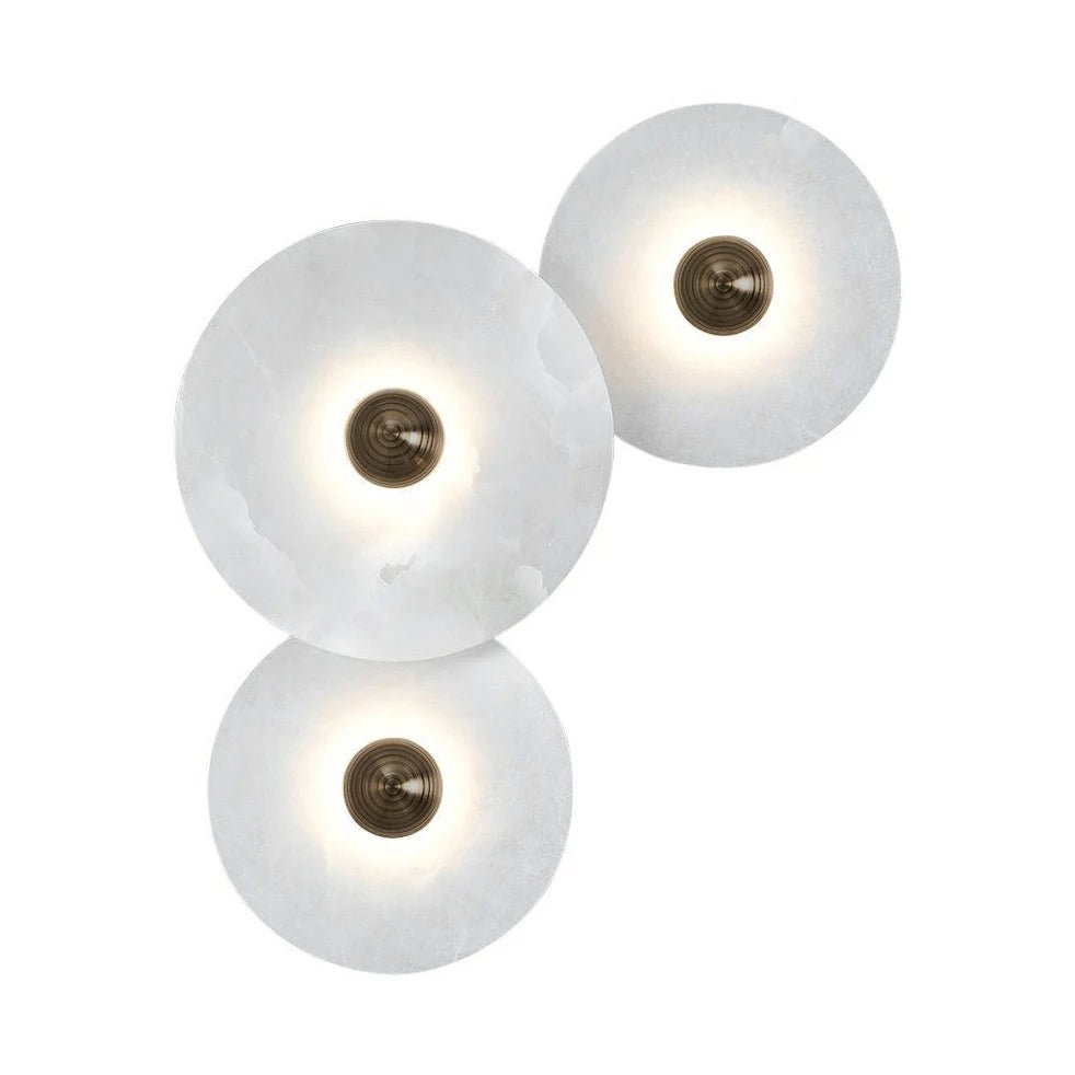 Median Alabaster Wall Sconce