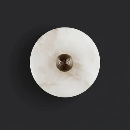 Median Alabaster Wall Sconce