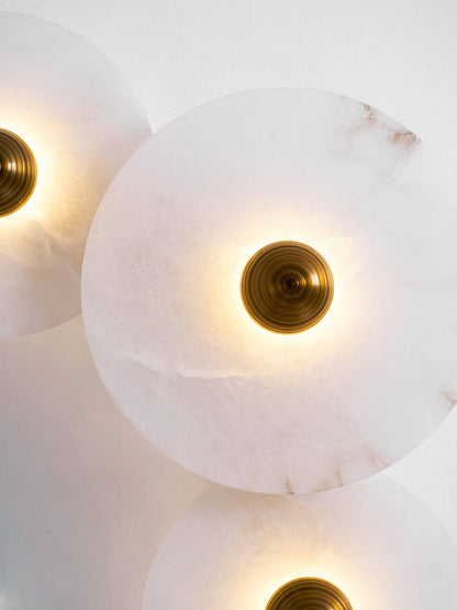 Median Alabaster Wall Sconce