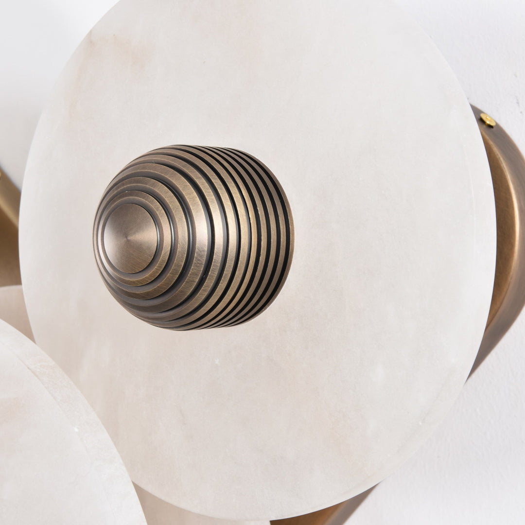 Median Alabaster Wall Sconce