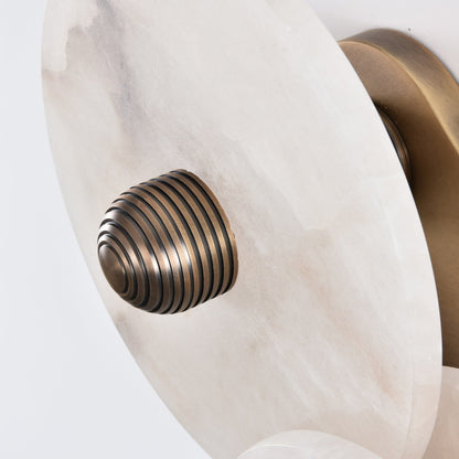 Median Alabaster Wall Sconce