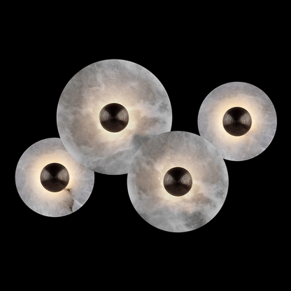 Median Alabaster Wall Sconce