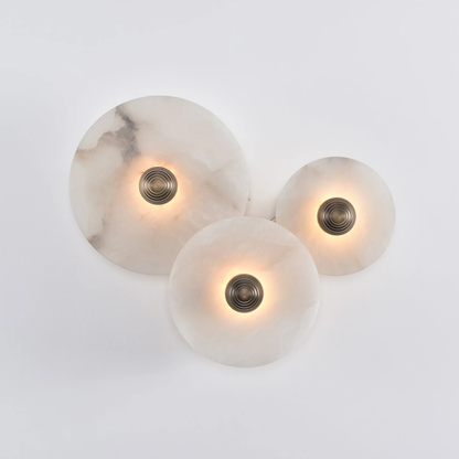 Median Alabaster Wall Sconce