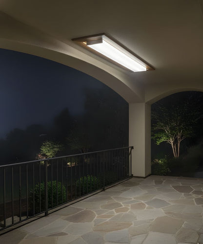 49"W Prismatic Wraparound 1-Light Integrated LED Light LightStrip Ceiling Light Fixture by RP Lighting