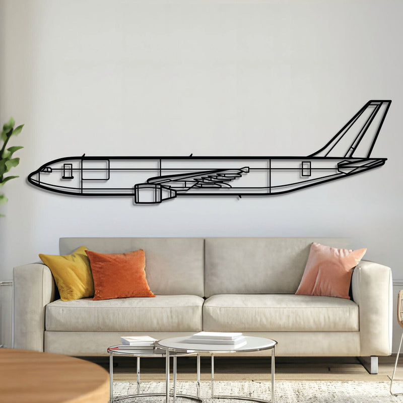 A300-600F Metal Aircraft Wall Art - NCP0160, front view