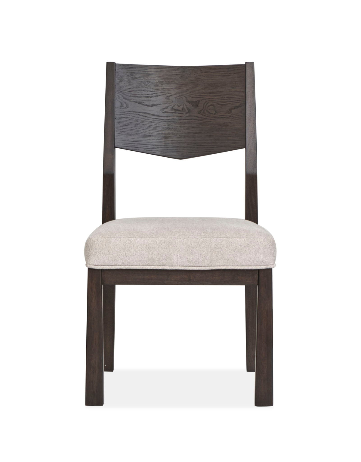 Tauren - Upholstered Side Chair With Solid Back (Set of 2) - Coffee Bean