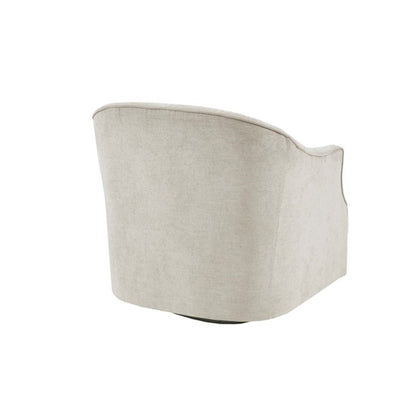 Calvin - Swivel Chair With 360 Degree Rotation - Beige