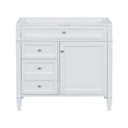 Bathroom Vanity With 2 Drawers And Tip-Out Drawer, Storage Cabinet