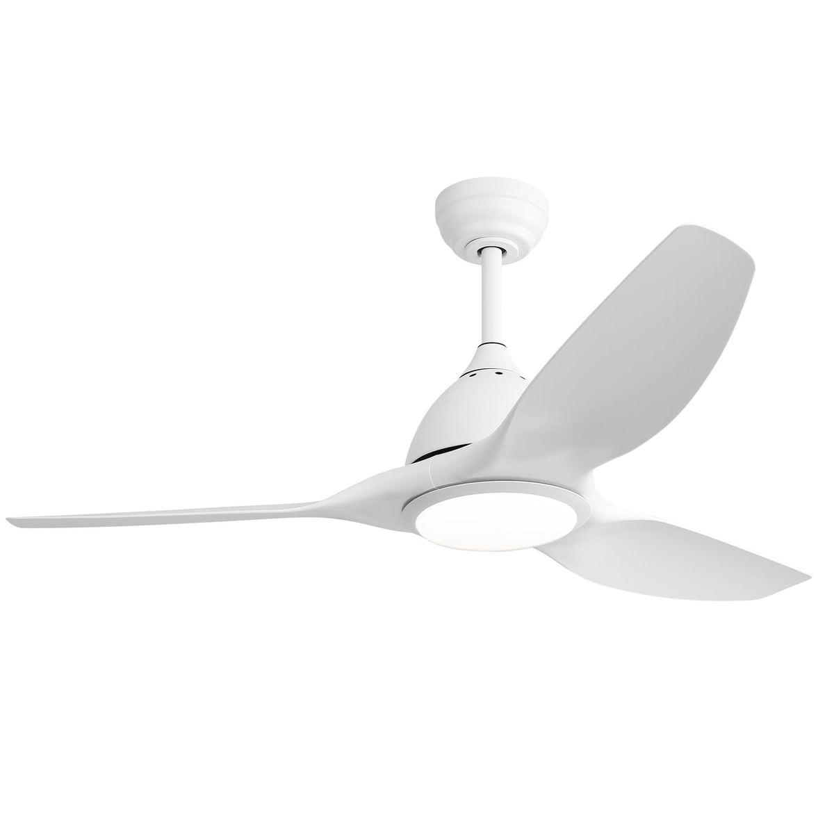 Bredoom Ceiling Fan With Remote Control And LED Light, Blades, Reversible DC Motor For Indoor / Outdoor Use