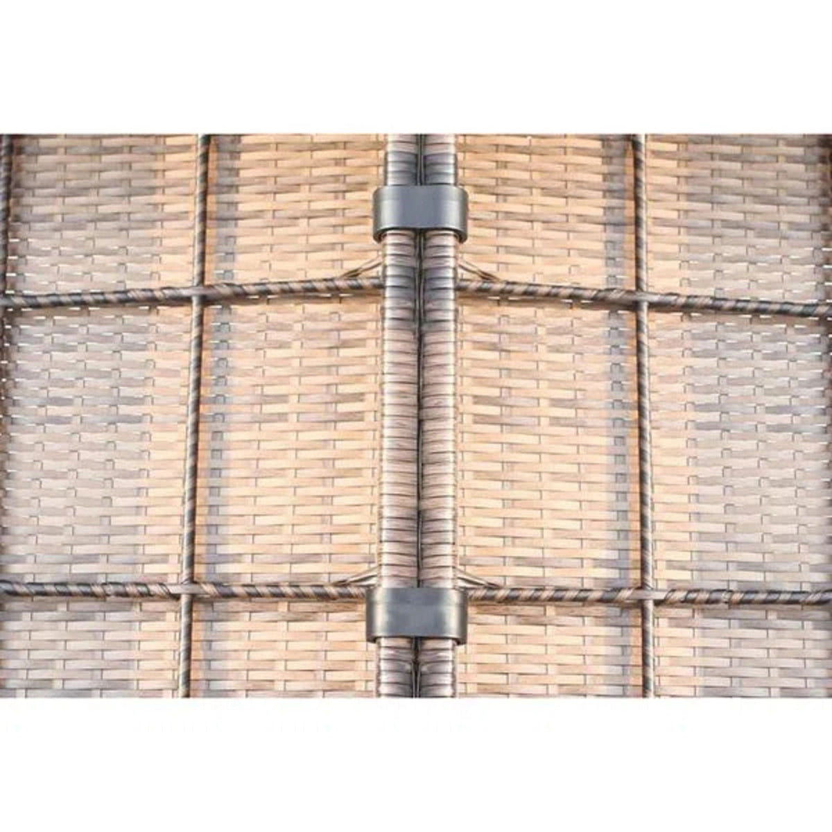 Comfortable Modern Patio Rattan Sectional Set With Cushions