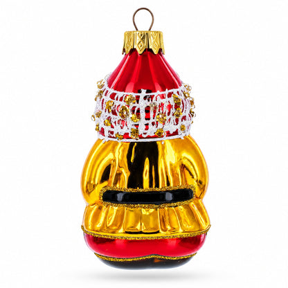 Chubby Gnome Glass Christmas Ornament