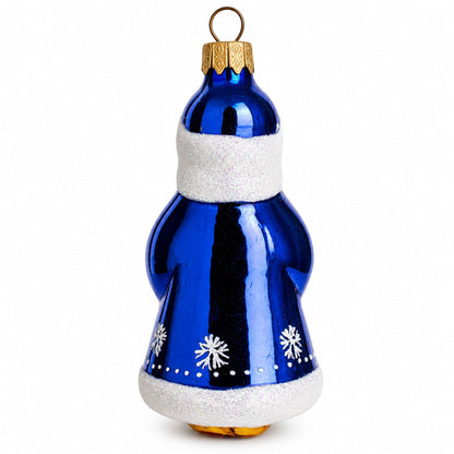 Snow Maiden Snigurochka Glass Christmas Ornament