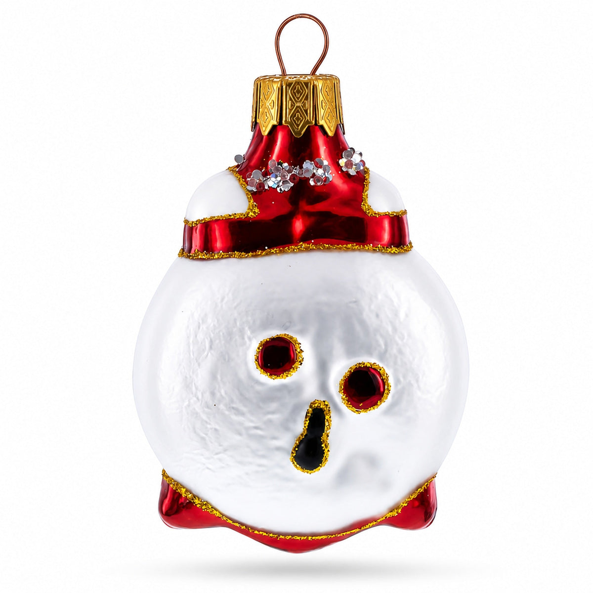 Smiling Face Alarm Clock Christmas Ornament
