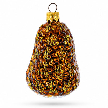 Woodland Hedgehog Glass Christmas Ornament