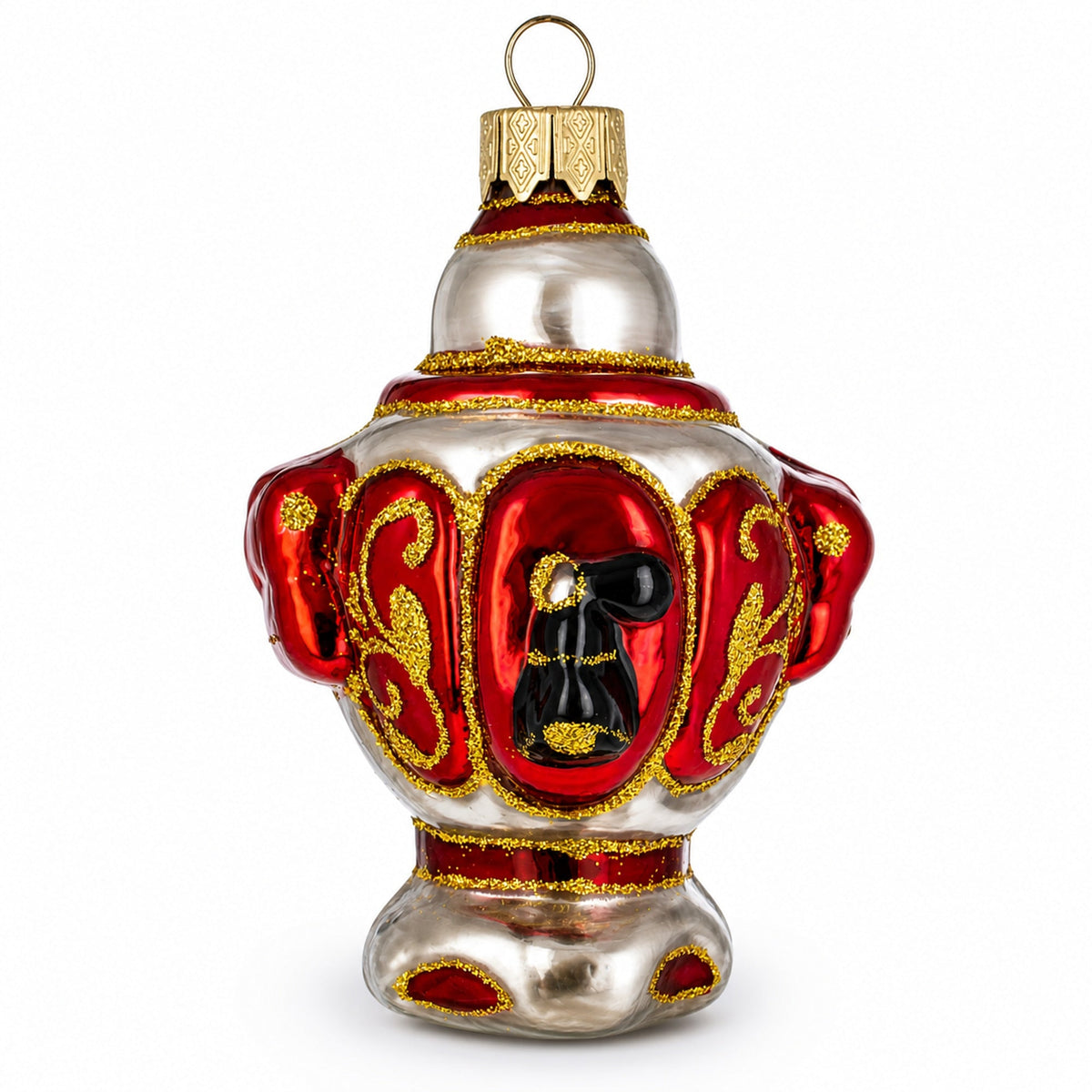 Samovar Teapot Glass Christmas Ornament