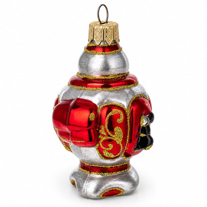Samovar Teapot Glass Christmas Ornament