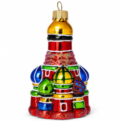 Cathedral Glass Christmas Ornament