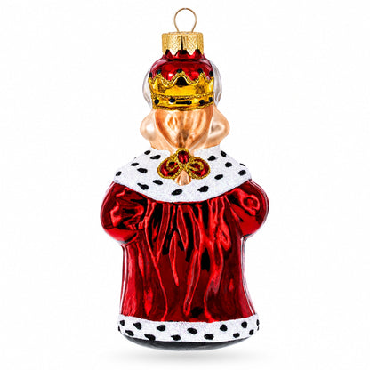 Bull the King Glass Christmas Ornament