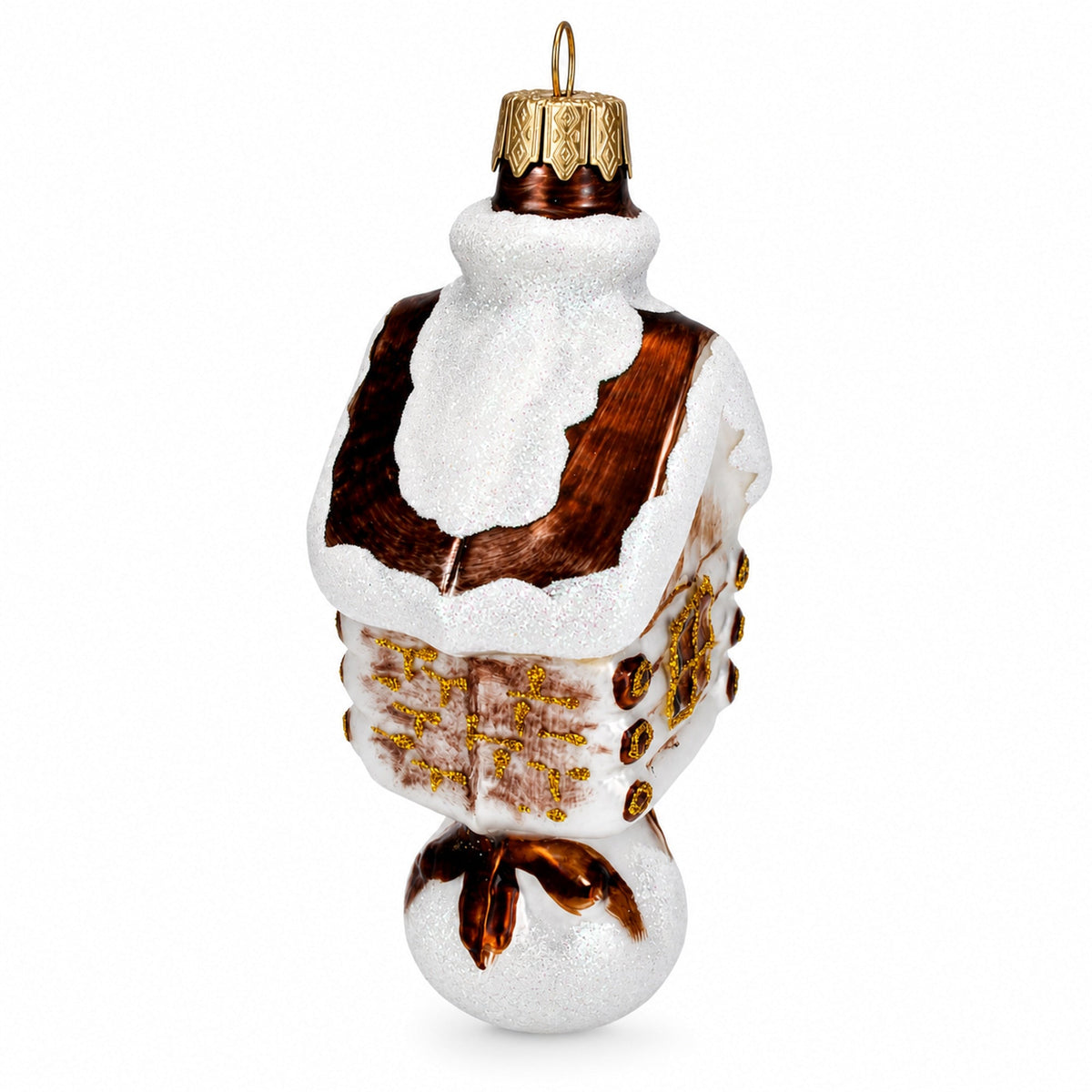 Chicken Legs Hut Glass Christmas Ornament