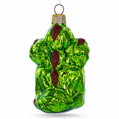 Mythical Multi Head Dragon Folk Tale Character Glass Christmas Ornament
