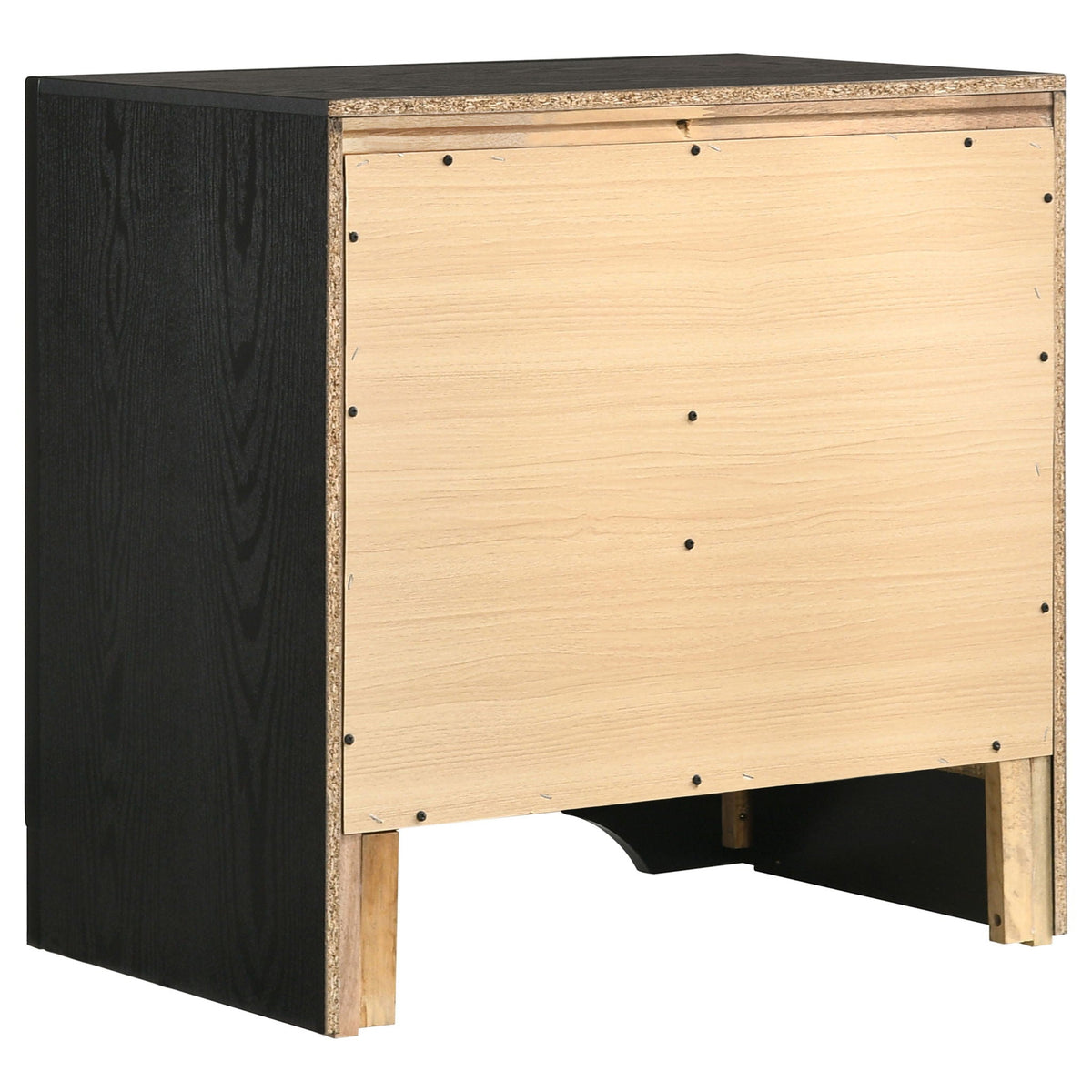 Miranda 3-drawer Nightstand Bedside Table Black