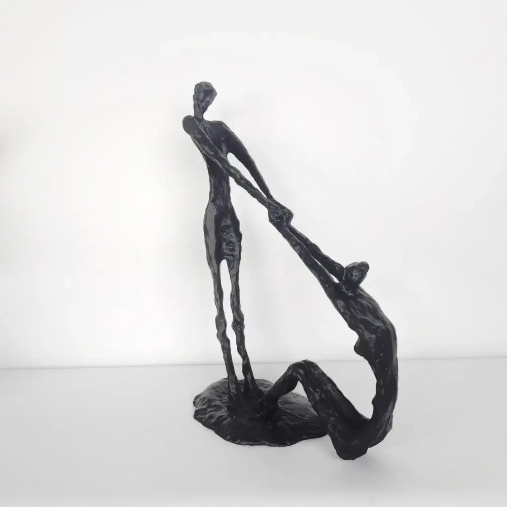 Abstract black hand dance sculpture living room adolescence decor