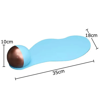Abstract blue liquid ornaments desk sculpture for living room
