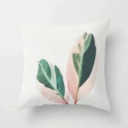 Abstract botanical earthy decorative pillowcase living room cushion cover