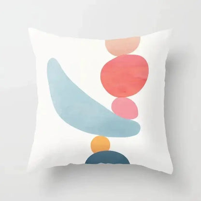 Abstract botanical earthy decorative pillowcase living room cushion cover