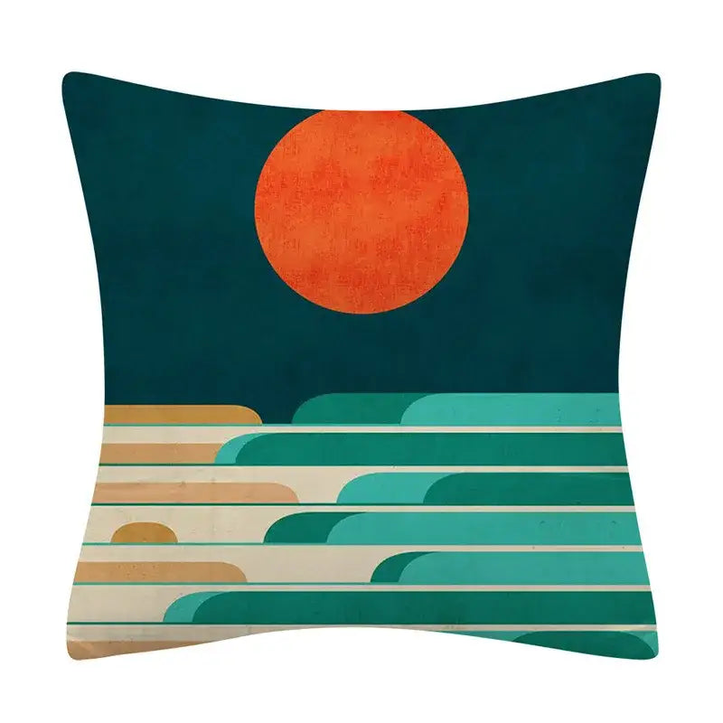 Abstract geometry pattern cushion cover living room throw pillowcase