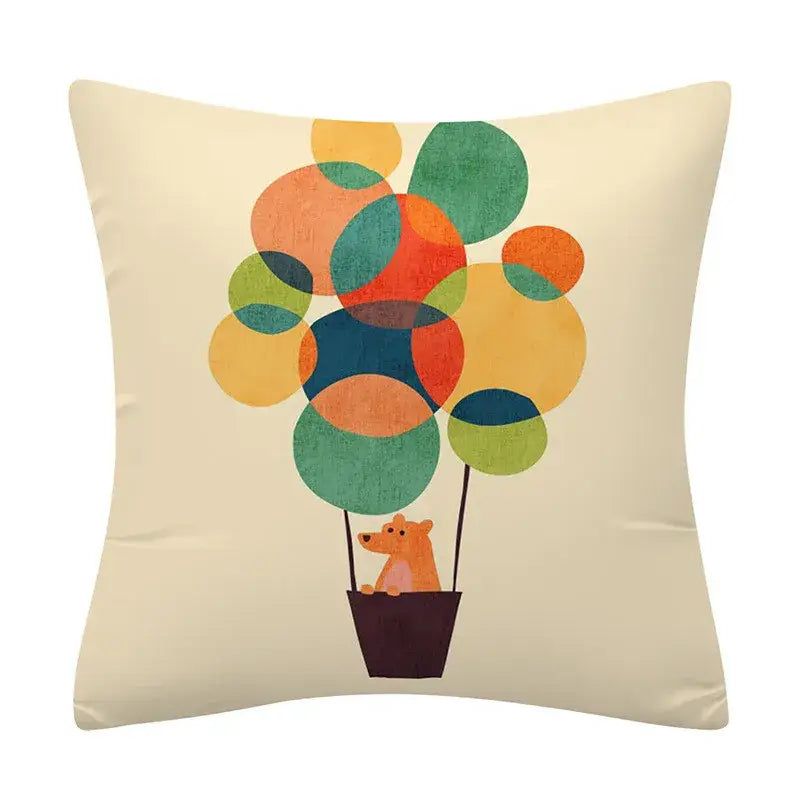 Abstract geometry pattern cushion cover living room throw pillowcase
