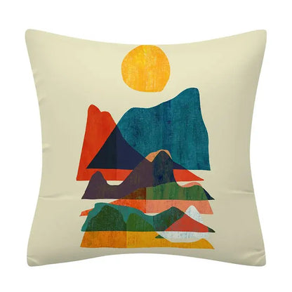 Abstract geometry pattern cushion cover living room throw pillowcase