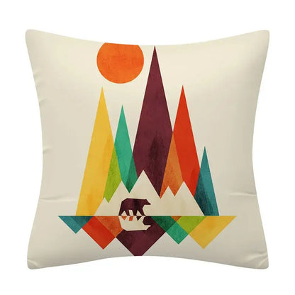 Abstract geometry pattern cushion cover living room throw pillowcase
