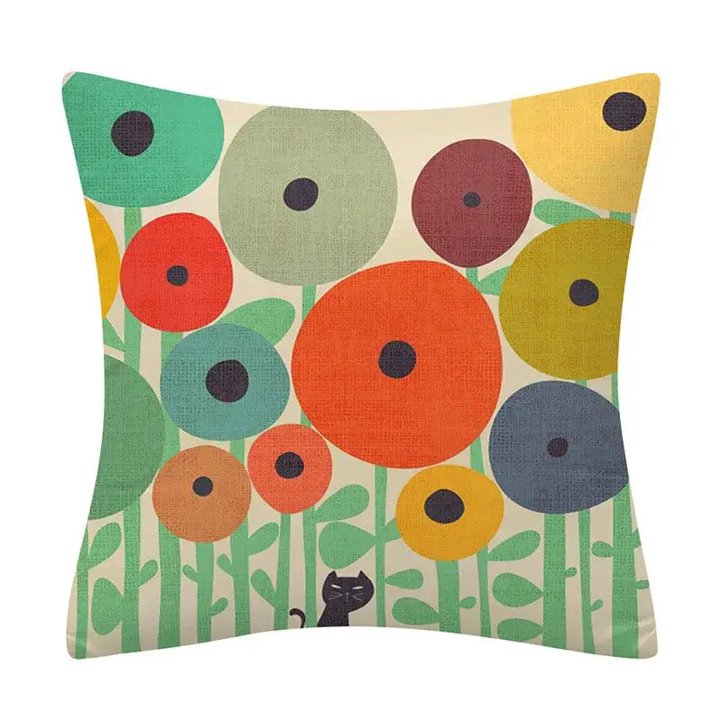 Abstract geometry pattern cushion cover living room throw pillowcase