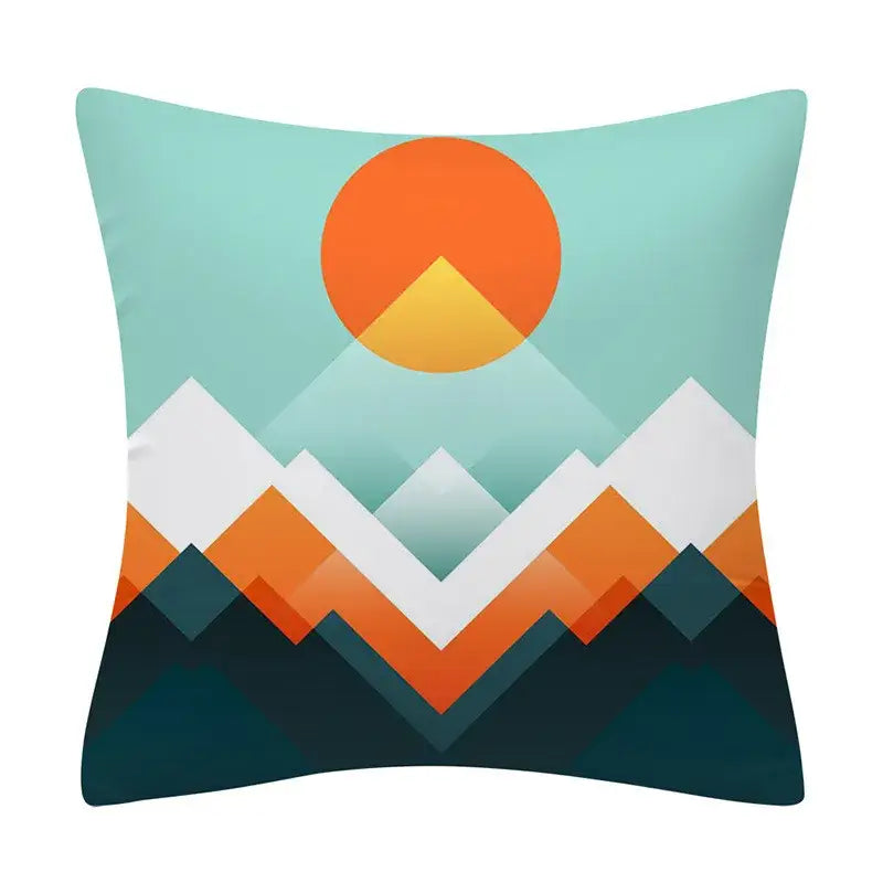 Abstract geometry pattern cushion cover living room throw pillowcase
