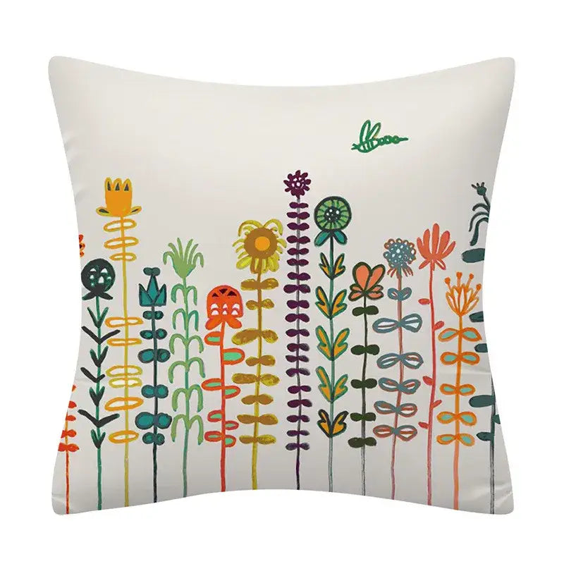 Abstract geometry pattern cushion cover living room throw pillowcase