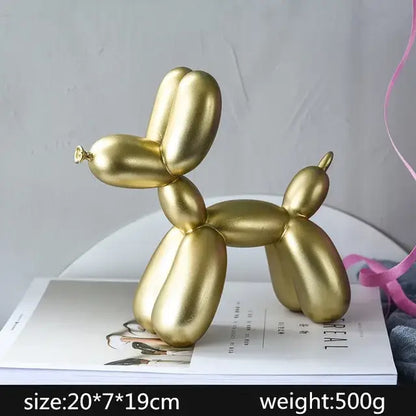 Abstract golden eagle resin statue living room decor