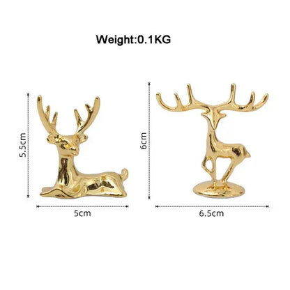 Abstract golden eagle resin statue living room decor